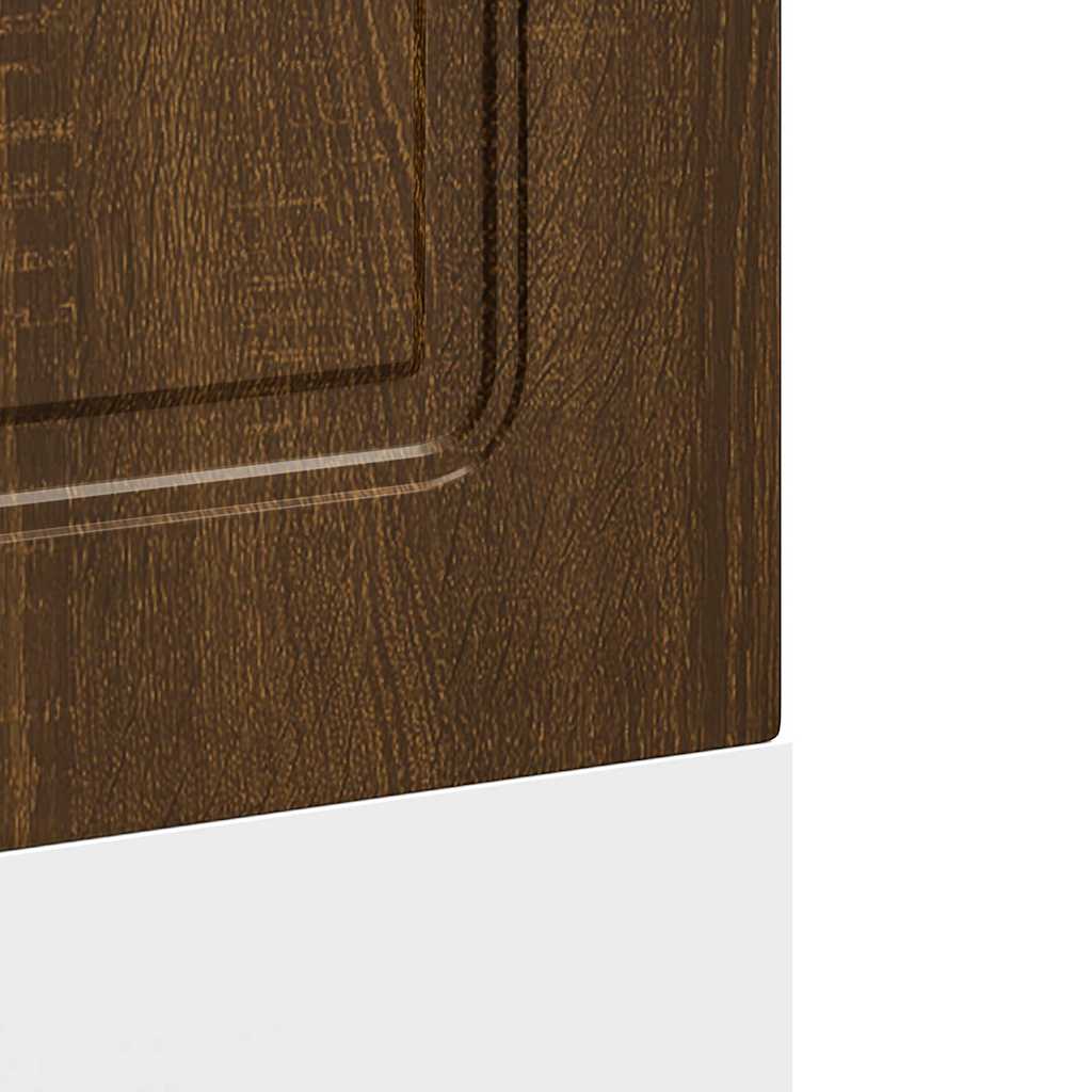 Braune Eiche Küchenschrank Küchenzeile Unterschrank Einbauküche - Kalmar Line - Bild 244 von 278