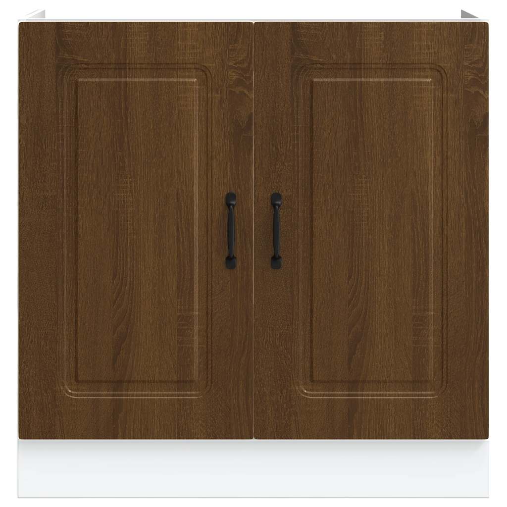 Braune Eiche Küchenschrank Küchenzeile Unterschrank Einbauküche - Kalmar Line - Bild 24 von 278