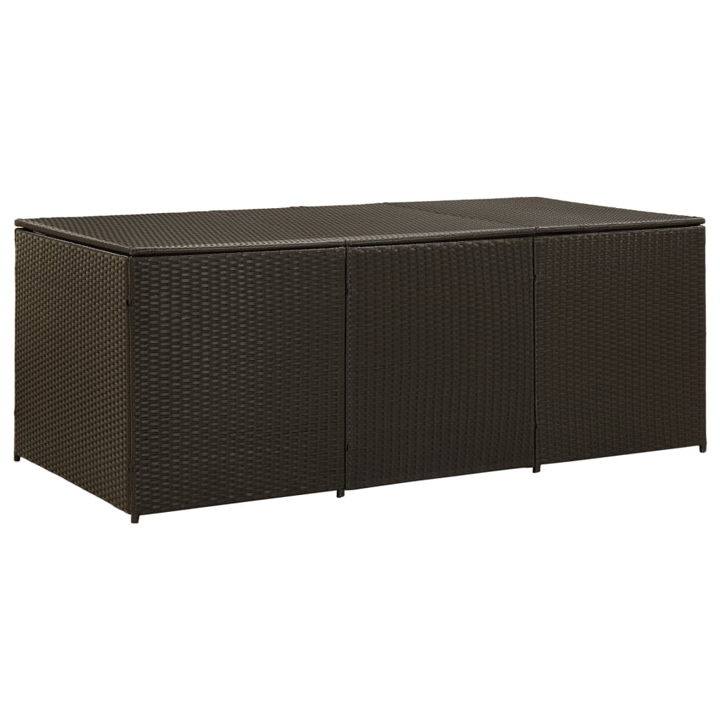 Poly Rattan Gartentruhe Auflagenbox Kissenbox Gartenbox Aufbewahrungsbox Truhe - Bild 35 von 95
