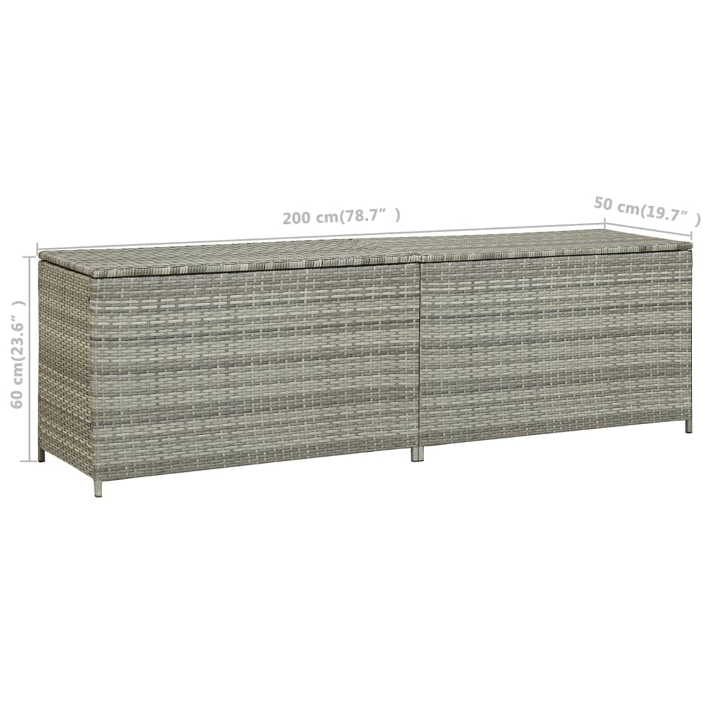 Poly Rattan Gartentruhe Auflagenbox Kissenbox Gartenbox Aufbewahrungsbox Truhe - Bild 87 von 95
