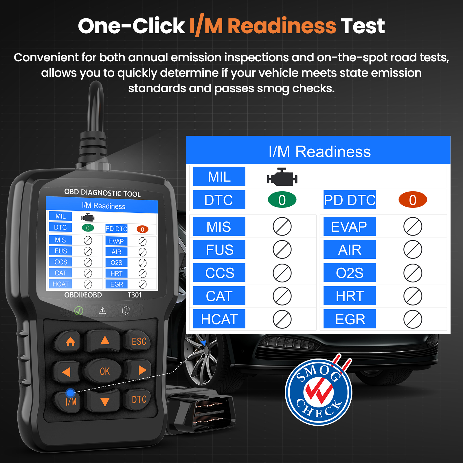 Beaspire OBD2 Scanner OBD Code Reader Car Diagnostic Tool Check Engine Fault - Bild 19 von 32