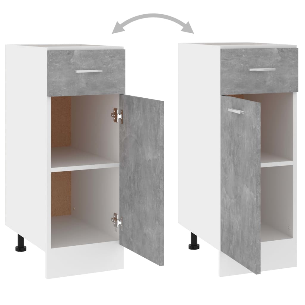 Betongrau Küchenschrank Küchenzeile Einbauküche Unterschrank Hängeschrank Module - Bild 42 von 310