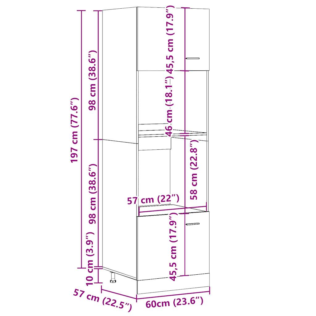 Betongrau Küchenschrank Küchenzeile Einbauküche Unterschrank Hängeschrank Module - Bild 224 von 310
