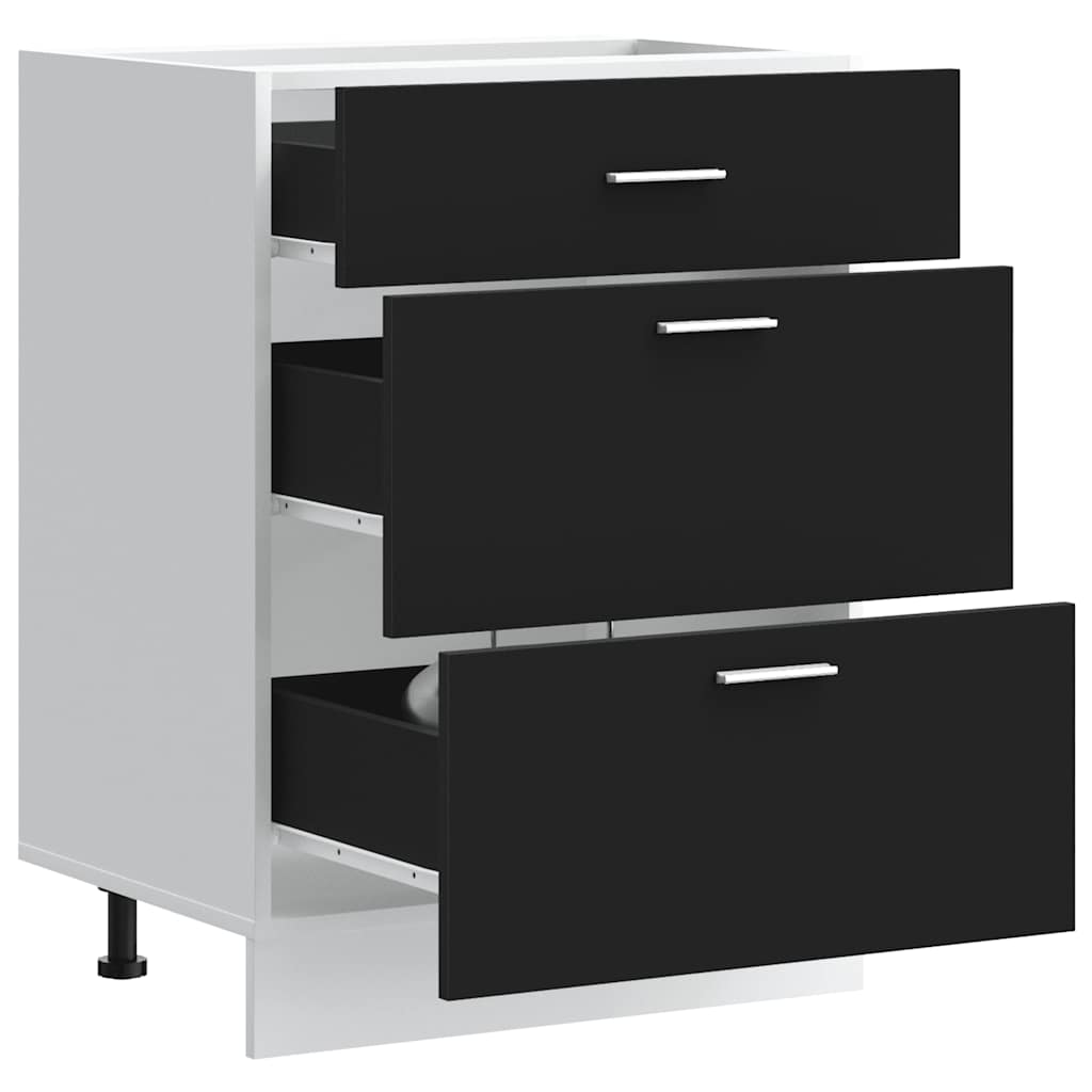 Schwarz Küchenschrank Küchenzeile Einbauküche Unterschrank Hängeschrank Module - Bild 94 von 295