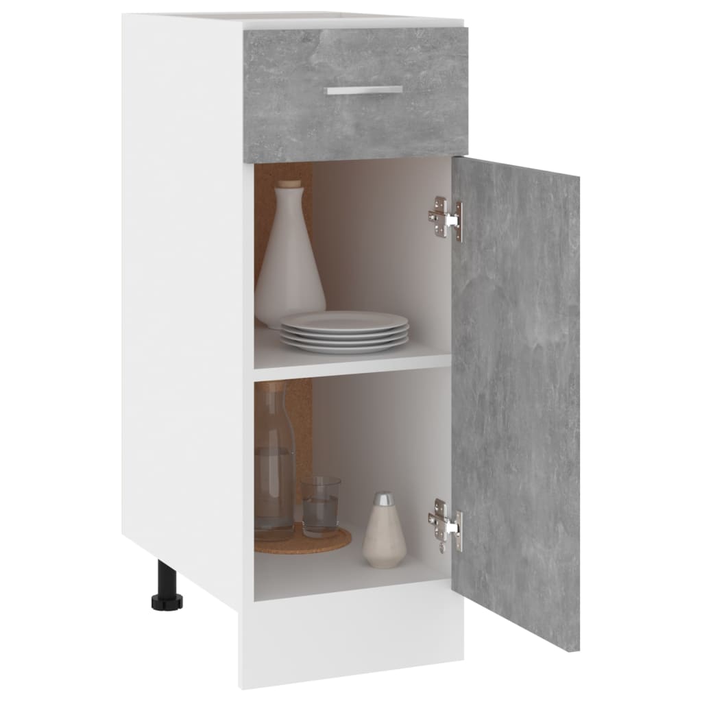 Betongrau Küchenschrank Küchenzeile Einbauküche Unterschrank Hängeschrank Module - Bild 40 von 310