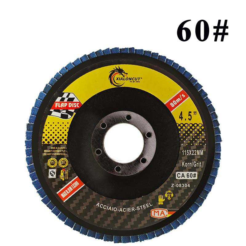 10/100X FLAP GRINDING SANDING DISCS 115mm 4.5" 40 60 80 GRIT ANGLE WHEEL UK NEW