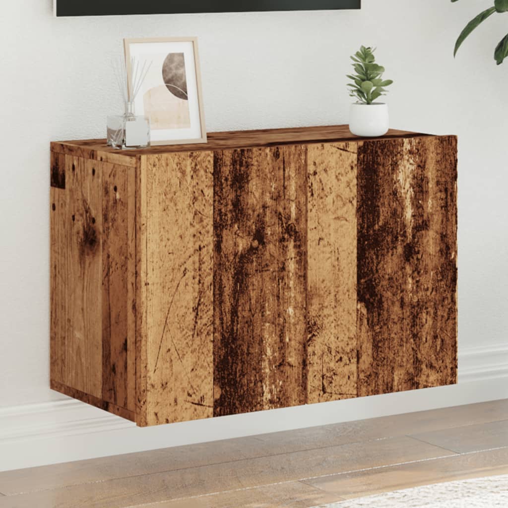 TV Wandschrank Lowboard Fernsehschrank Hängeschrank TV Möbel 60/80/100 cm - Bild 74 von 91