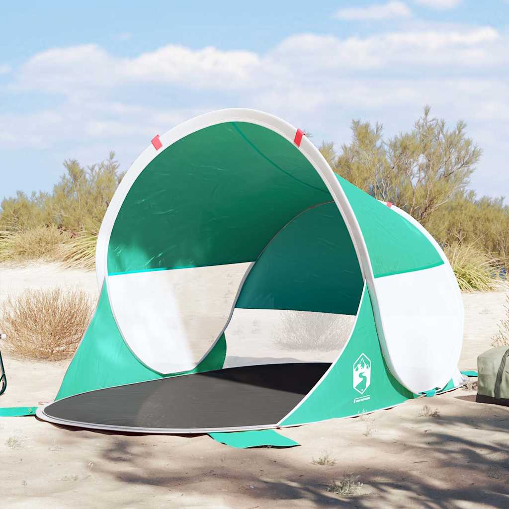 Strandmuschel Pop Up Strandzelt Sonnenschutz Outdoor Campingzelt Sichtschutz Neu - Bild 20 von 21