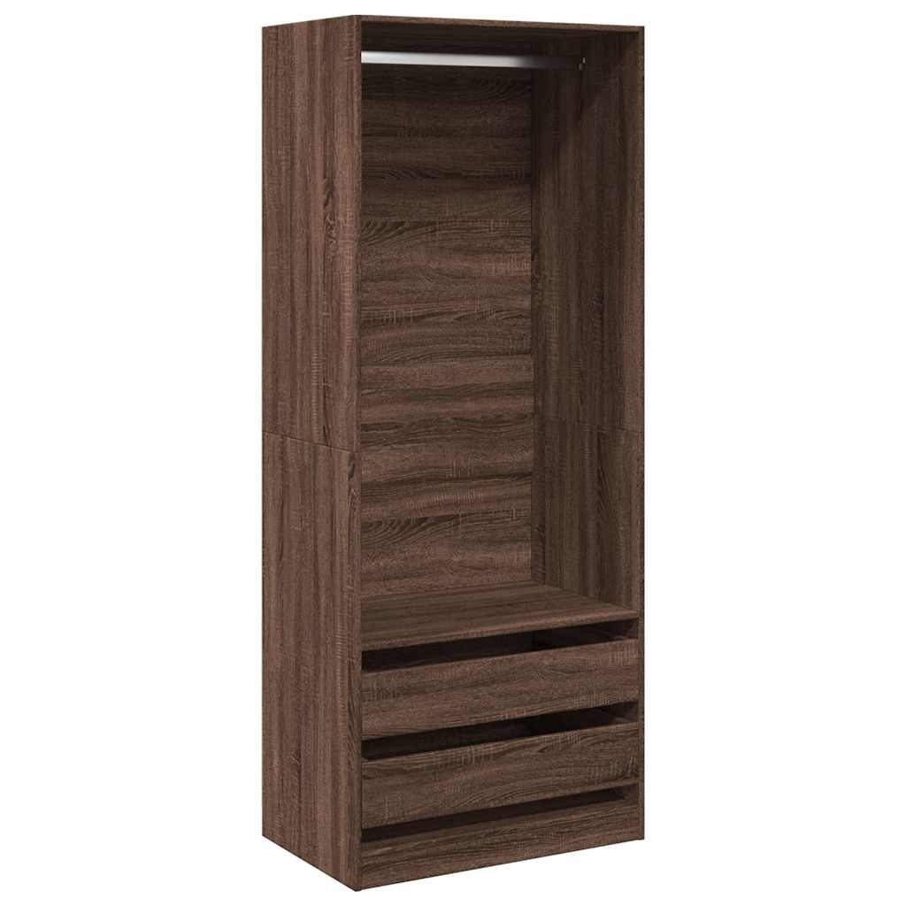 Kleiderschrank mit 2 Schubladen Offen Garderoben Schrank (30-100)x80x200cm - Bild 74 von 103