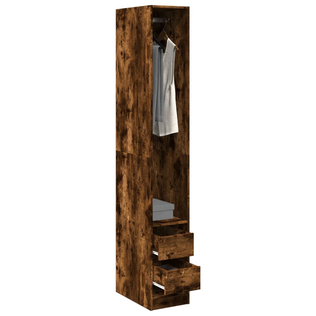 Kleiderschrank mit 2 Schubladen Offen Garderoben Schrank (30-100)x80x200cm - Bild 50 von 103