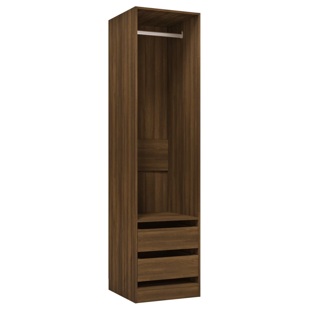 Kleiderschrank mit 2 Schubladen Offen Garderoben Schrank (30-100)x80x200cm - Bild 73 von 103