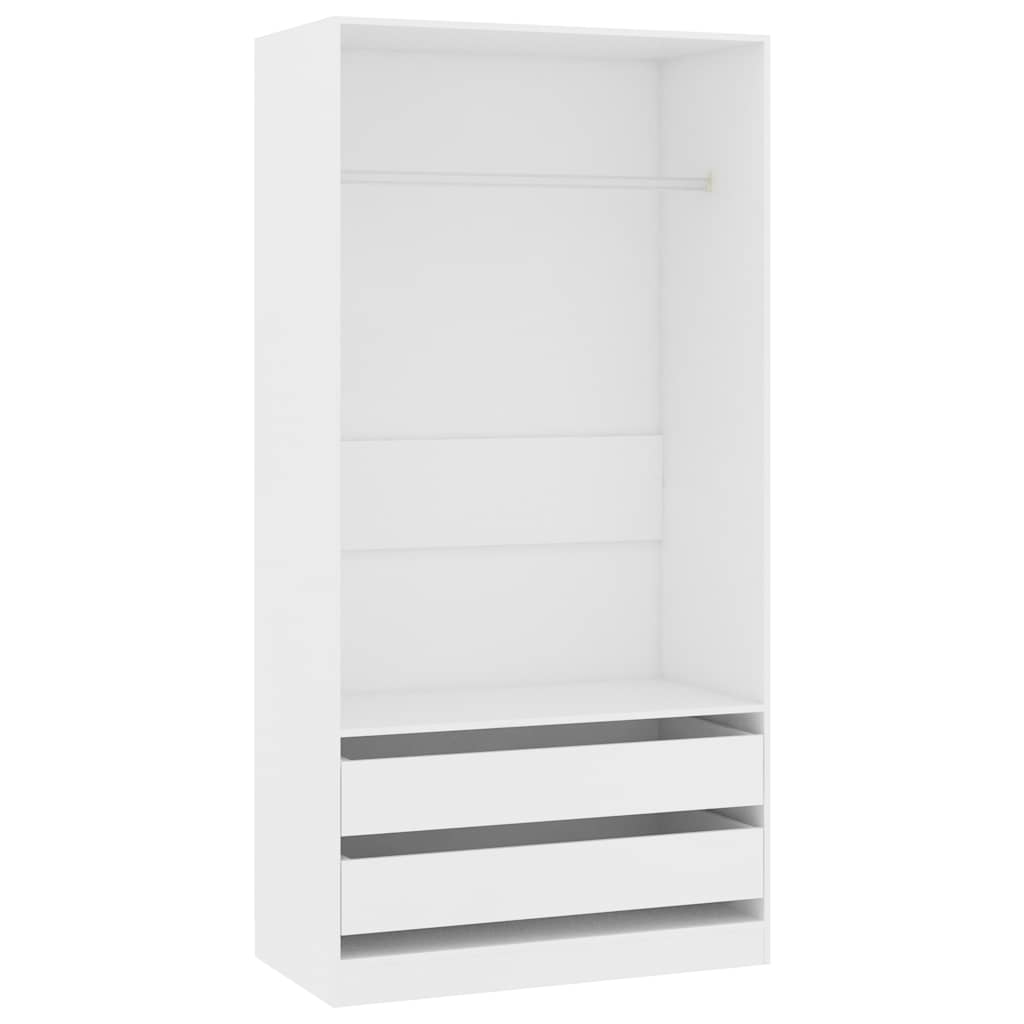 Kleiderschrank mit 2 Schubladen Offen Garderoben Schrank (30-100)x80x200cm - Bild 11 von 103