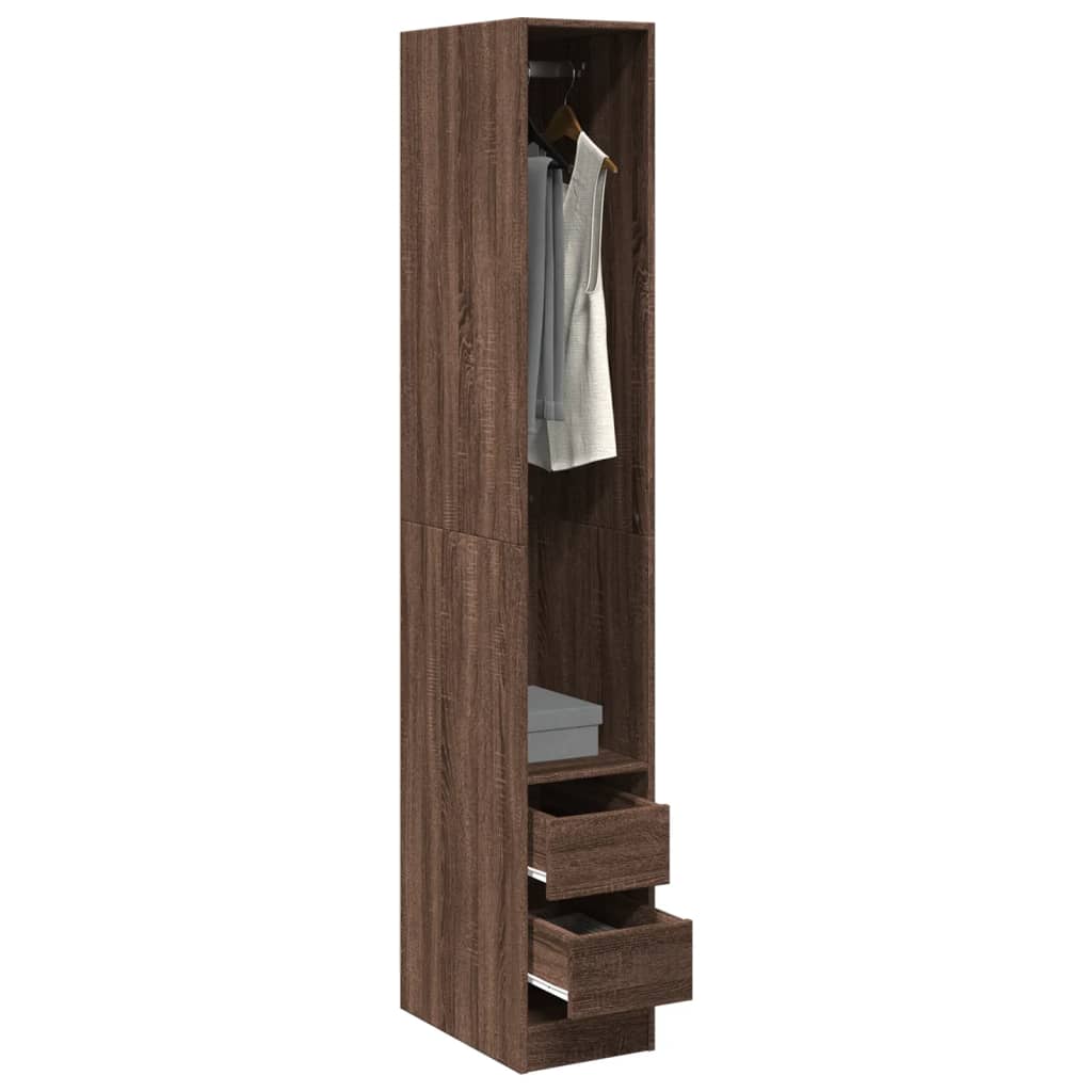 Kleiderschrank mit 2 Schubladen Offen Garderoben Schrank (30-100)x80x200cm - Bild 72 von 103