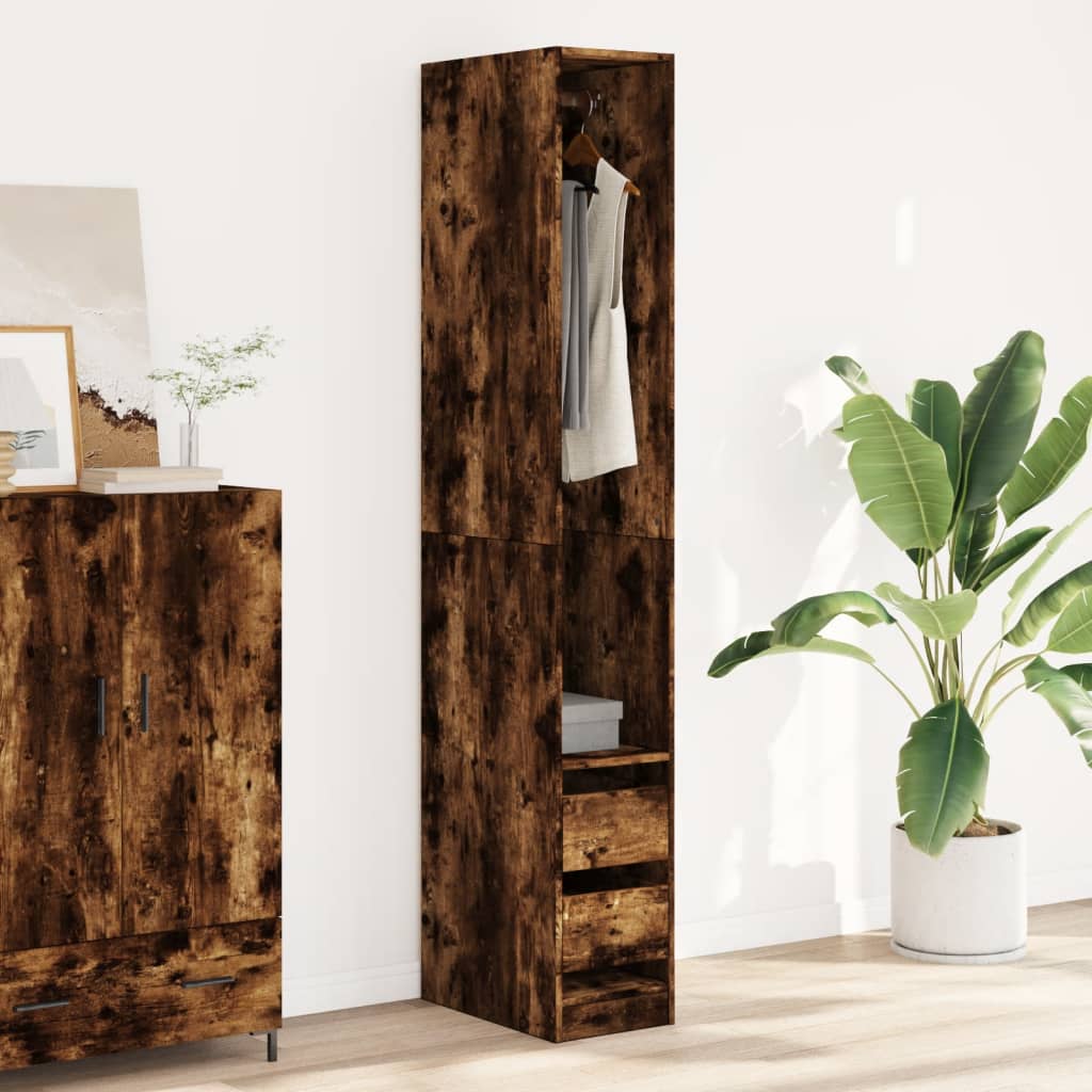 Kleiderschrank mit 2 Schubladen Offen Garderoben Schrank (30-100)x80x200cm - Bild 55 von 103