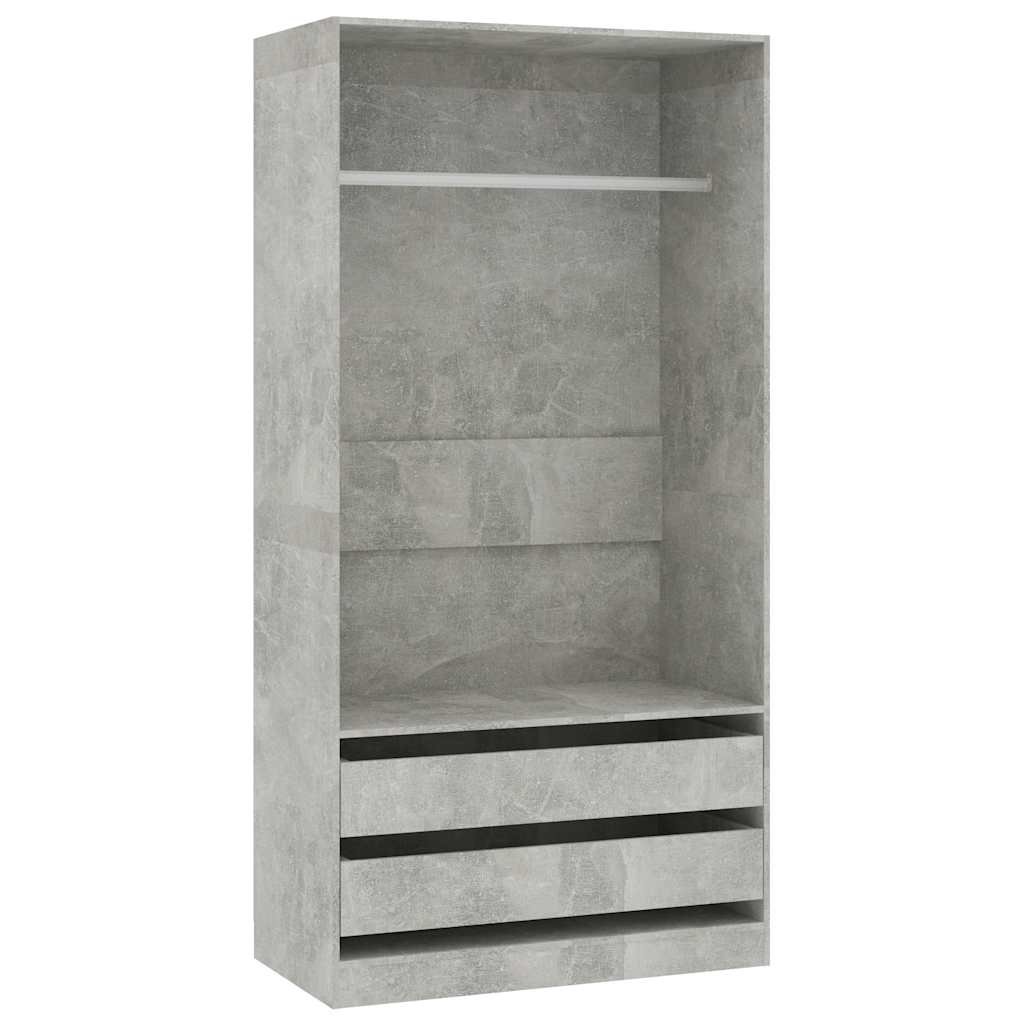 Kleiderschrank mit 2 Schubladen Offen Garderoben Schrank (30-100)x80x200cm - Bild 42 von 103