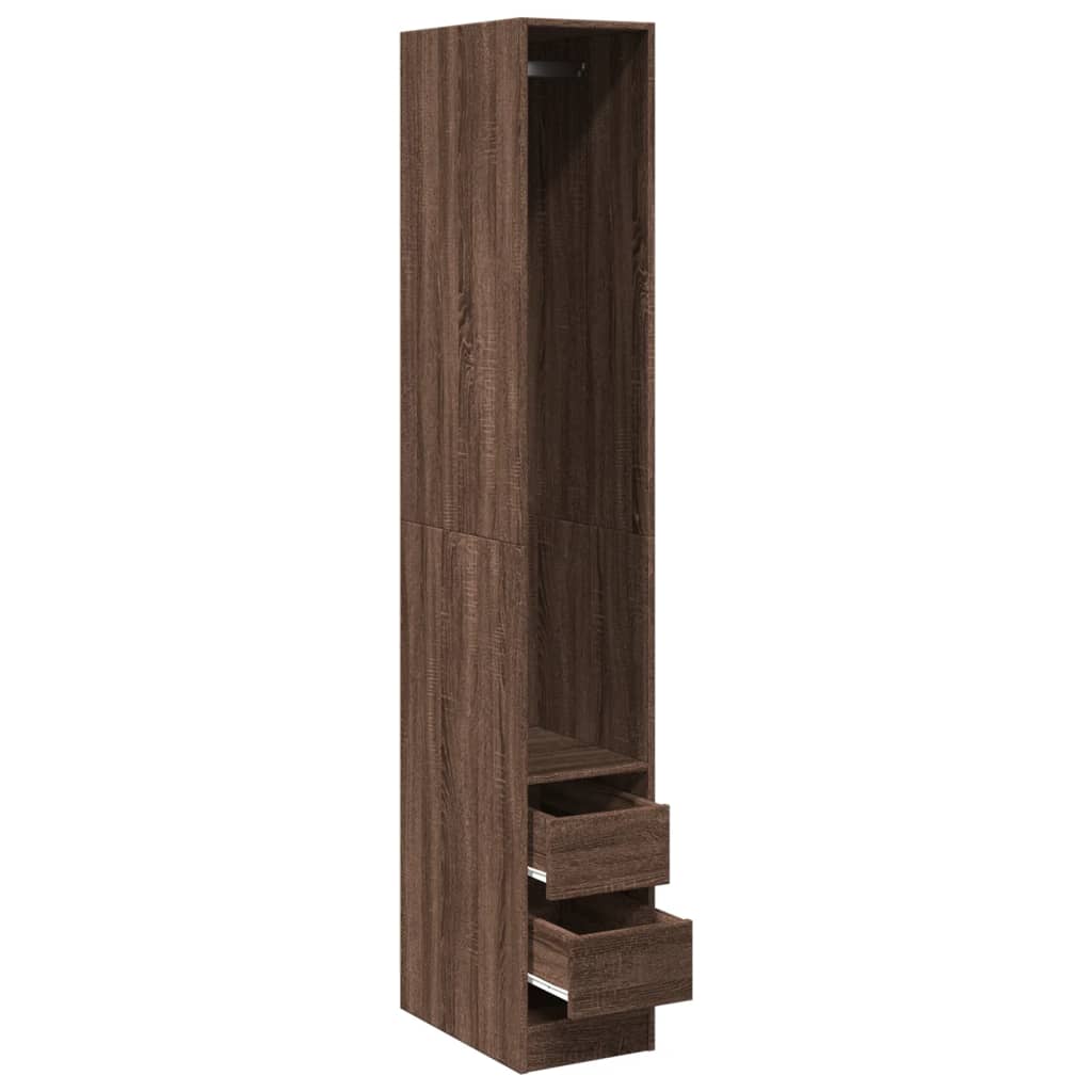 Kleiderschrank mit 2 Schubladen Offen Garderoben Schrank (30-100)x80x200cm - Bild 78 von 103