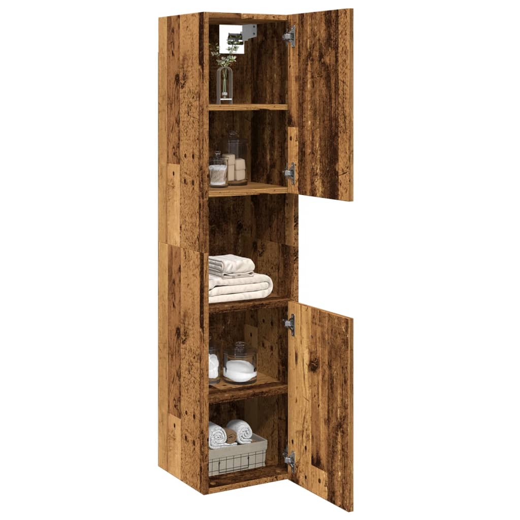 Badschrank Wandschrank Hochschrank Badezimmerschrank Hängeschrank 30x30x130cm - Bild 124 von 153