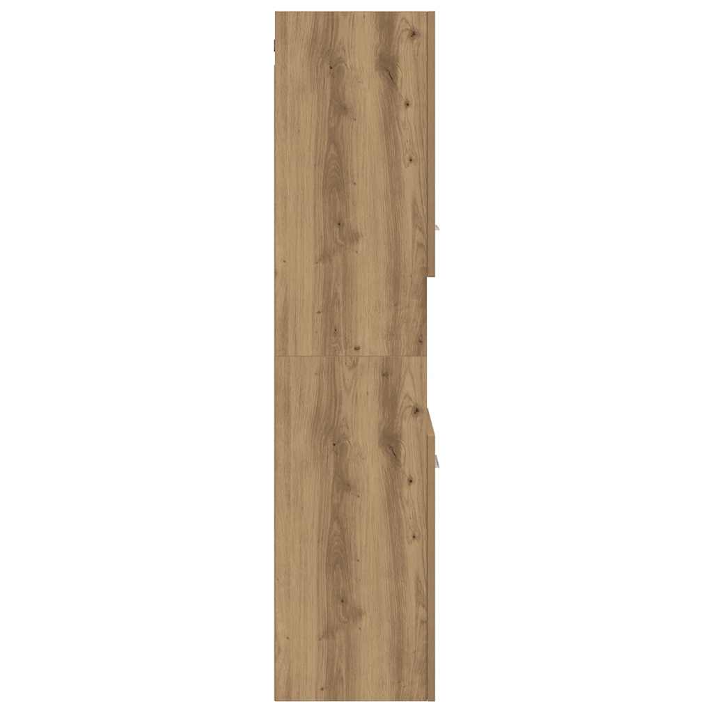Badschrank Wandschrank Hochschrank Badezimmerschrank Hängeschrank 30x30x130cm - Bild 137 von 153