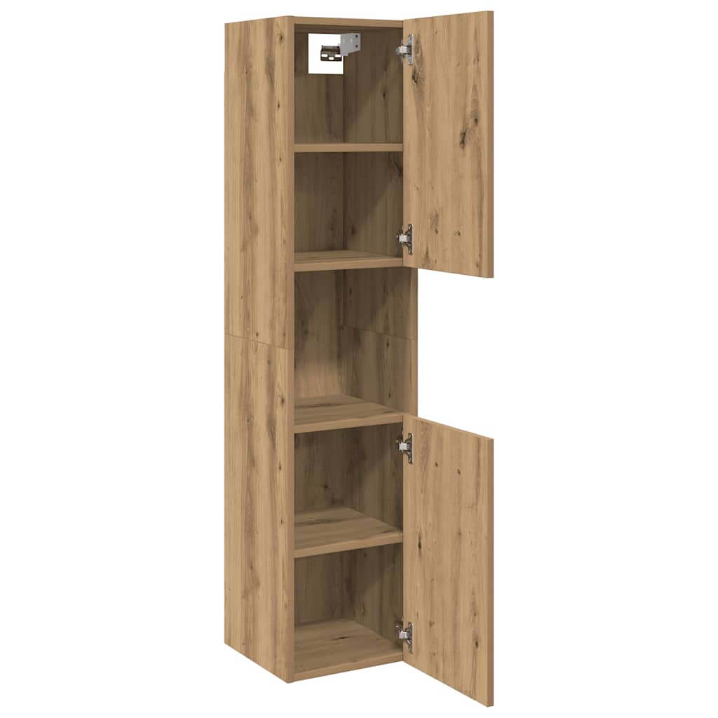 Badschrank Wandschrank Hochschrank Badezimmerschrank Hängeschrank 30x30x130cm - Bild 136 von 153