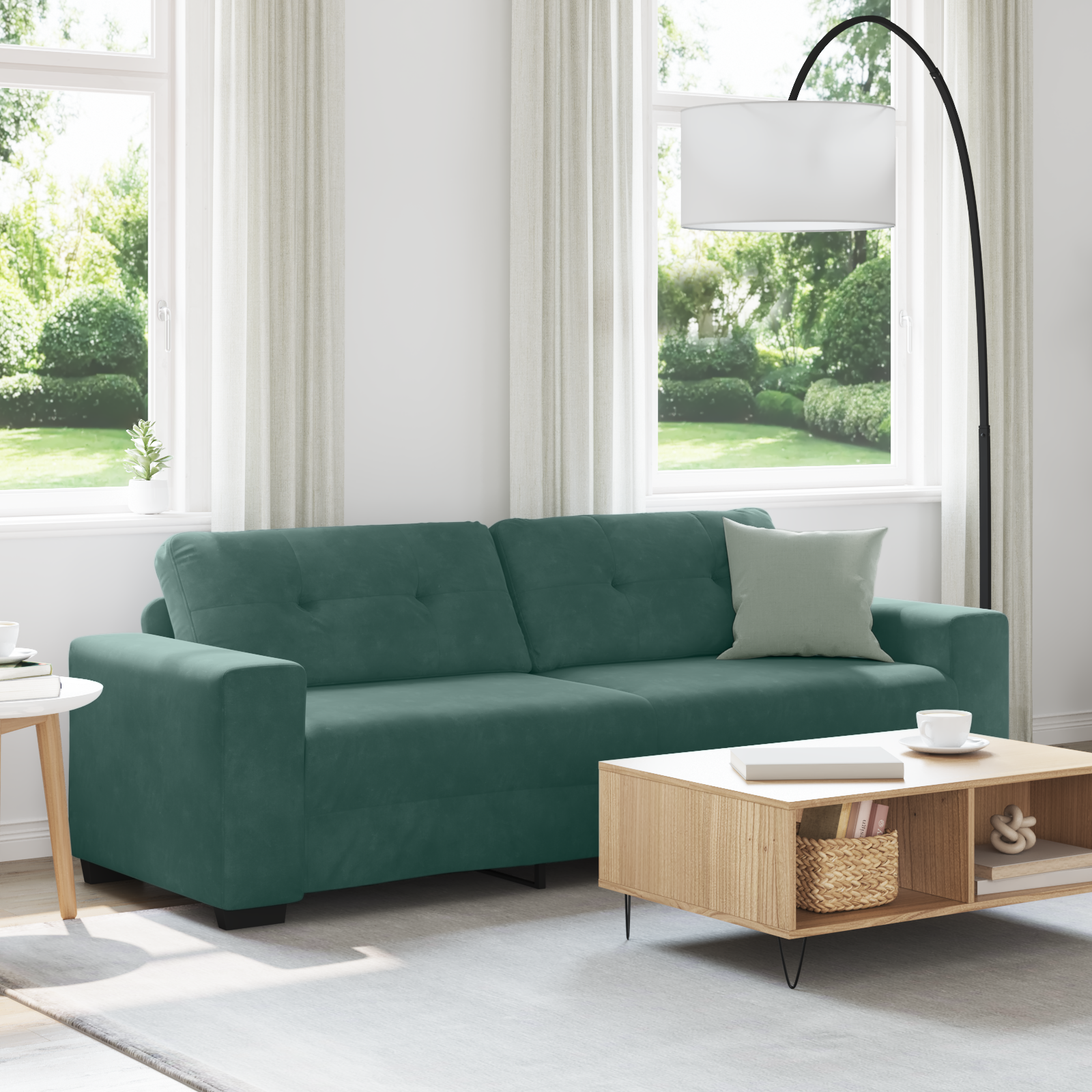 1/2/3 Sitzer Loungesessel Sessel Sofa Fernsehsessel Clubsessel Relaxsessel Samt - Bild 275 von 330