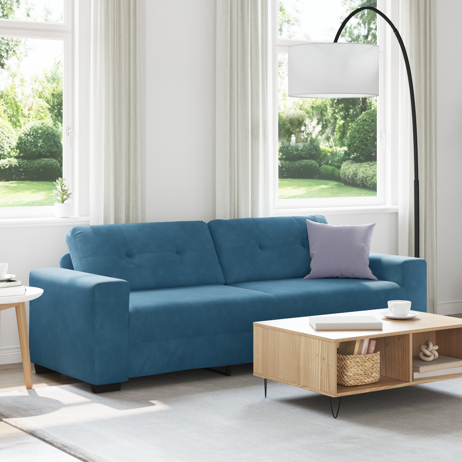 1/2/3 Sitzer Loungesessel Sessel Sofa Fernsehsessel Clubsessel Relaxsessel Samt - Bild 323 von 330
