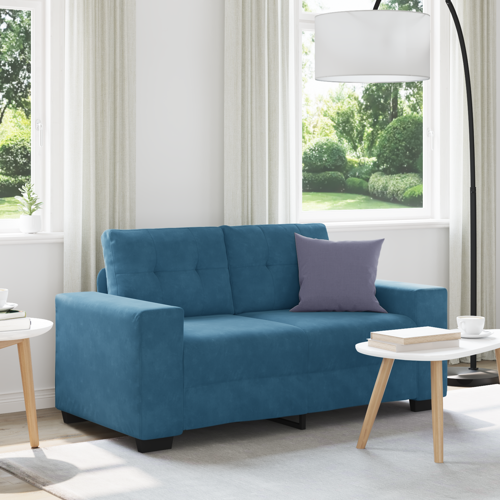 1/2/3 Sitzer Loungesessel Sessel Sofa Fernsehsessel Clubsessel Relaxsessel Samt - Bild 177 von 330