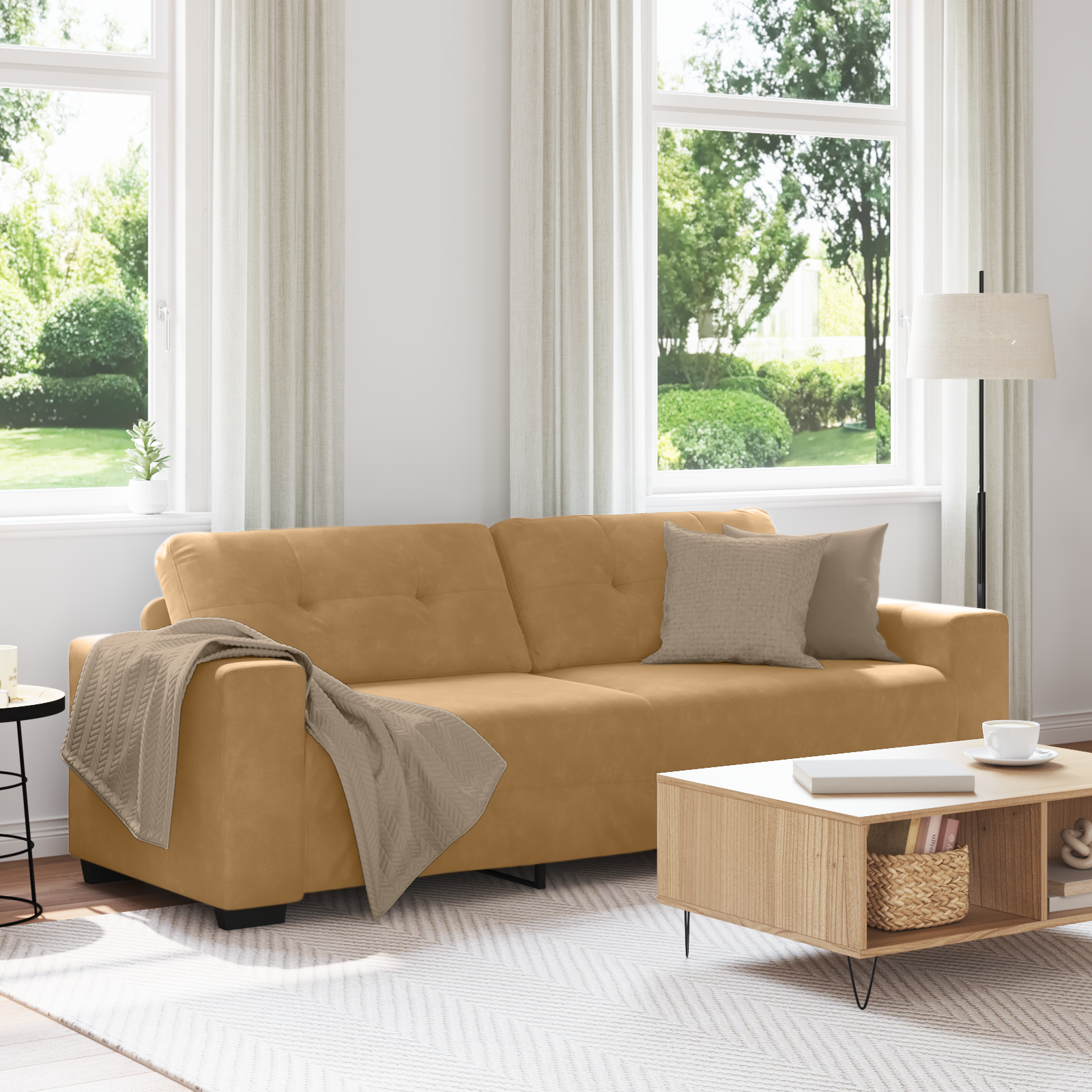 1/2/3 Sitzer Loungesessel Sessel Sofa Fernsehsessel Clubsessel Relaxsessel Samt - Bild 307 von 330