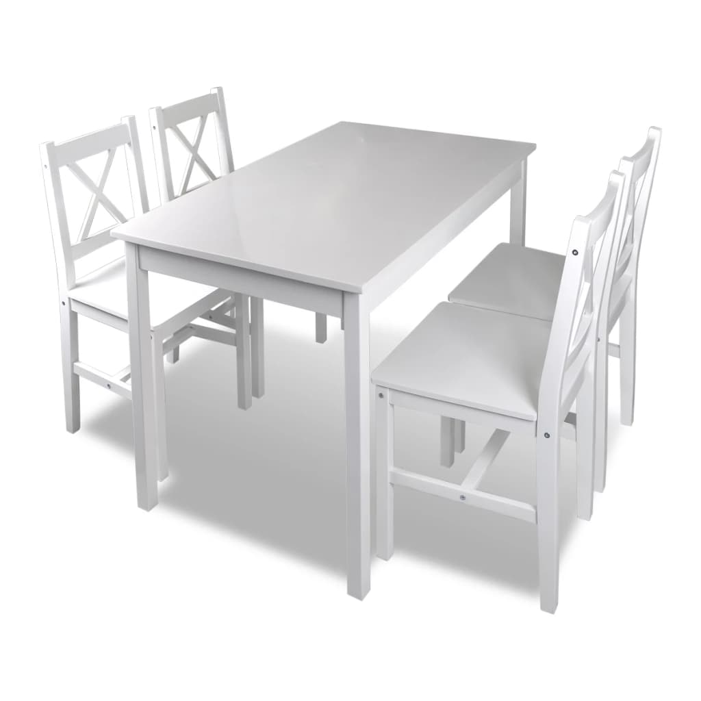 Essgruppe 3/5-tlg. Esstisch Holztisch Tischgruppe Küchentisch 1 Tisch 2/4 Stuhl - Bild 26 von 42