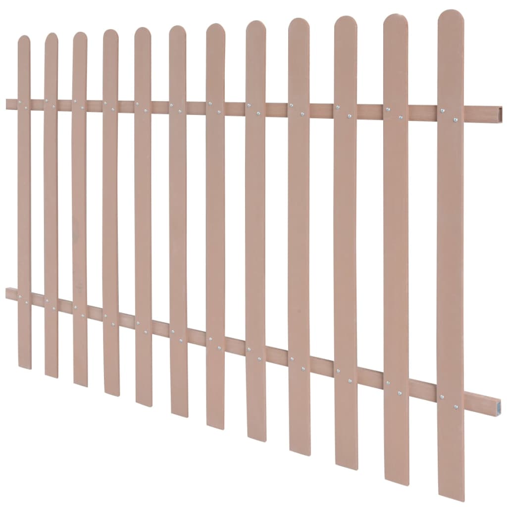 Lattenzaun WPC Gartenzaun Friesenzaun Zierzaun Zaunlatten Zaun 60/80/100/120cm - Bild 35 von 38
