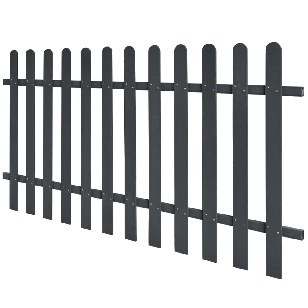 Lattenzaun WPC Gartenzaun Friesenzaun Zierzaun Zaunlatten Zaun 60/80/100/120cm - Bild 15 von 38