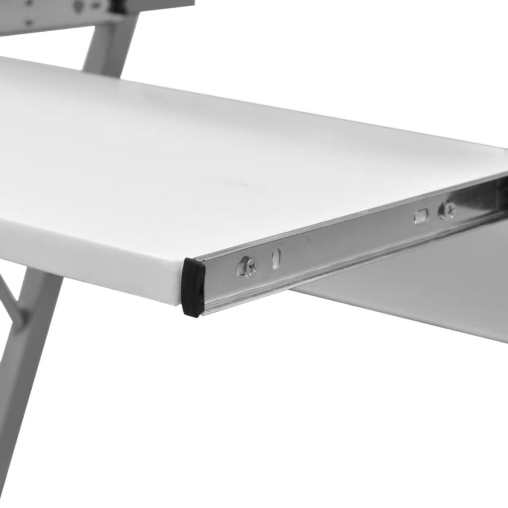 Computertisch Schreibtisch Rollen Bürotisch Computerwagen PC Tisch Computermöbel - Bild 7 von 19