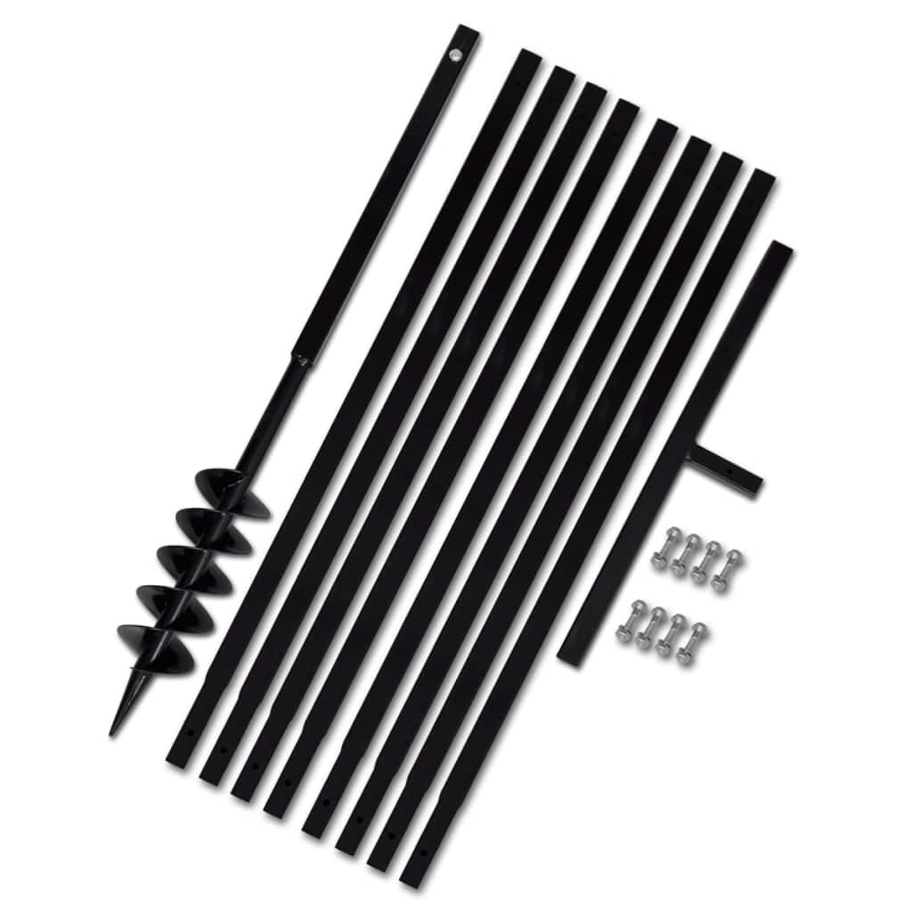 Erdbohrer mit Griff 100 mm Verlängerungsrohr 5 m - Bild 16 von 18