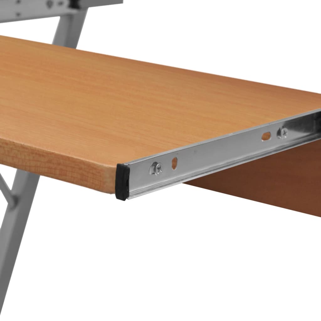 Computertisch Schreibtisch Rollen Bürotisch Computerwagen PC Tisch Computermöbel - Bild 17 von 19