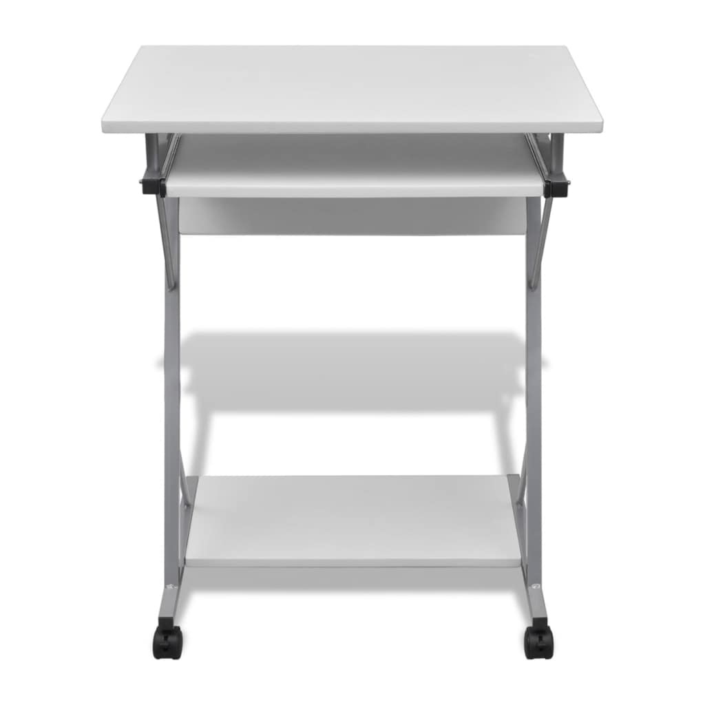 Computertisch Schreibtisch Rollen Bürotisch Computerwagen PC Tisch Computermöbel - Bild 6 von 19