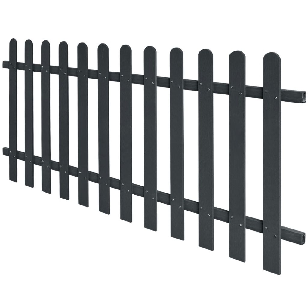 Lattenzaun WPC Gartenzaun Friesenzaun Zierzaun Zaunlatten Zaun 60/80/100/120cm - Bild 11 von 38