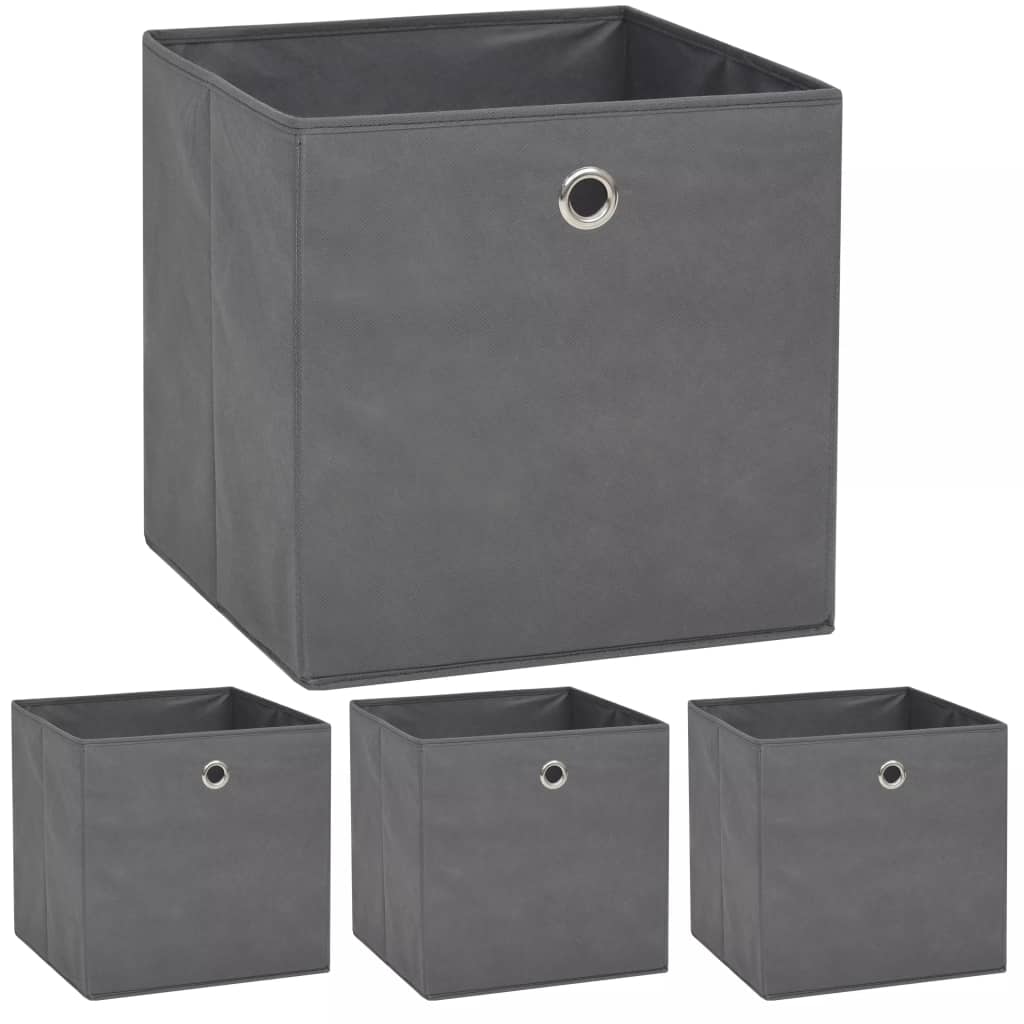 4/10 Stk. 32x32x32cm Aufbewahrungsboxen Deckel Korb Faltbox en Kinder Box Boxen - Bild 82 von 88
