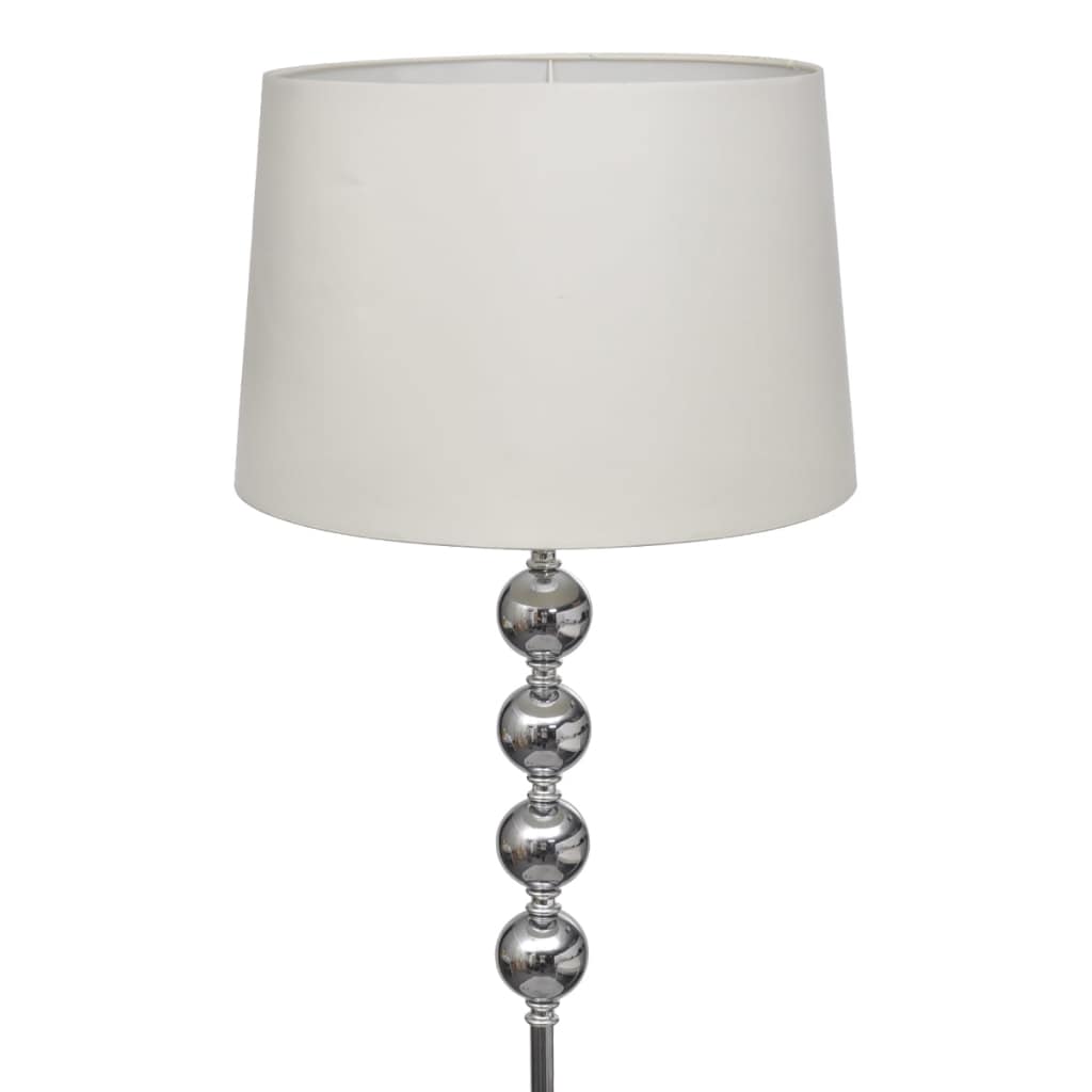 Stehlampe Stehleuchte Lampe Leuchte Standleuchte Wohnzimmerlampe mit Stoffschirm - Bild 3 von 16