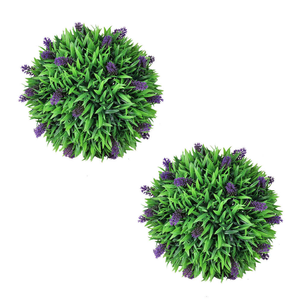 2x Buchskugel Buchsbaum Kugel Buchsbaumkugel Kunstbaum Weihnachtskugeln Dekor - Bild 27 von 29