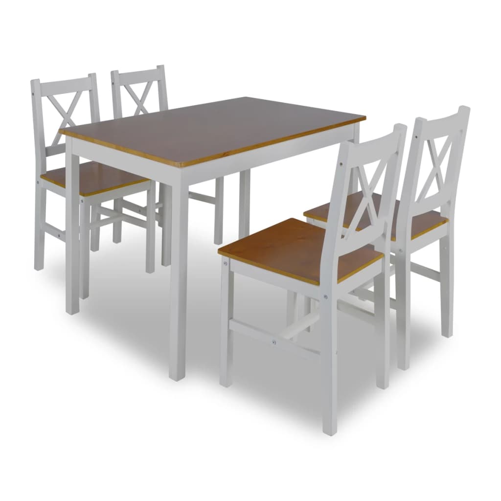 Essgruppe 3/5-tlg. Esstisch Holztisch Tischgruppe Küchentisch 1 Tisch 2/4 Stuhl - Bild 38 von 42