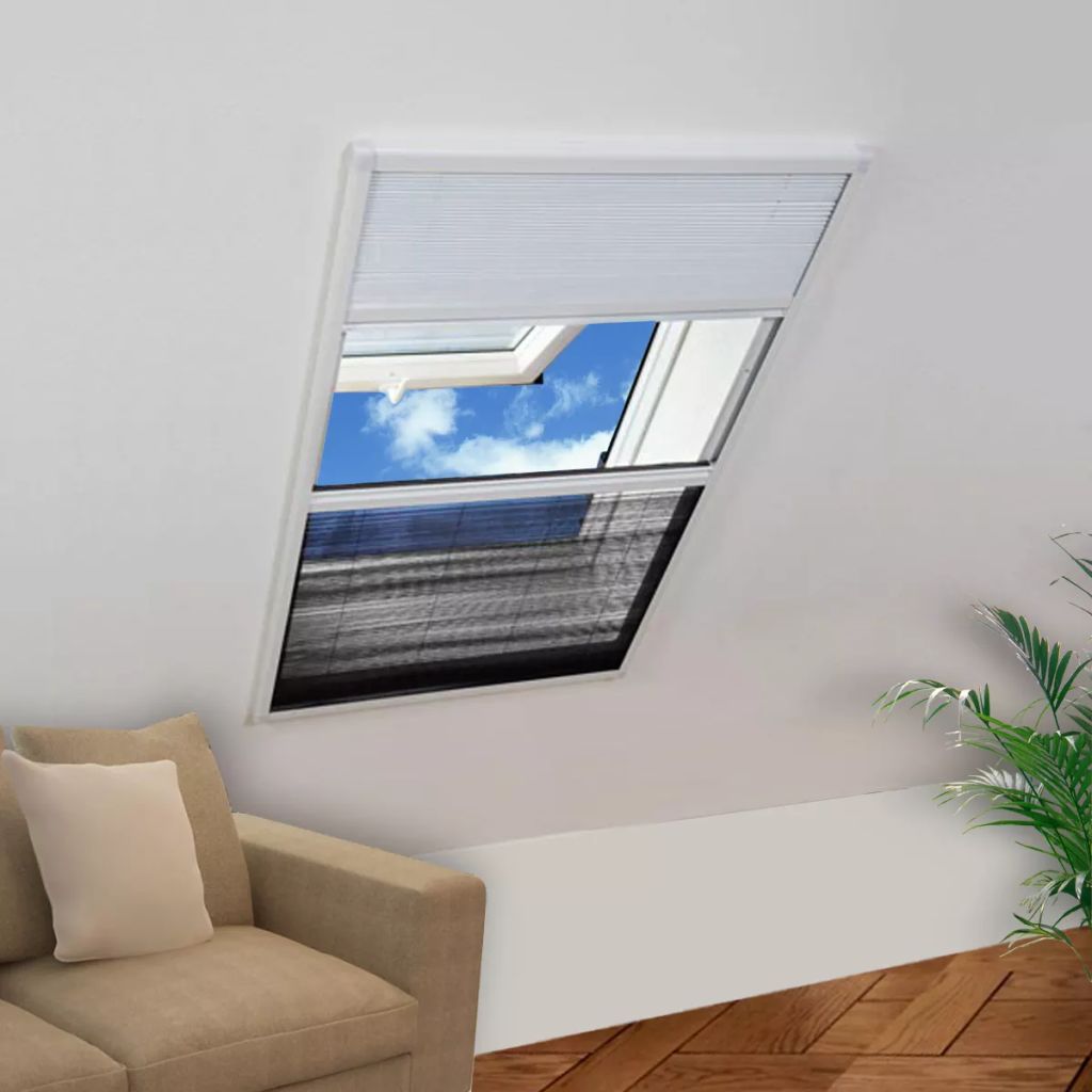 Dachfenster Plissee Insektenschutz Fliegengitter - 60x80cm 80x100cm 80x120cm - Bild 16 von 31