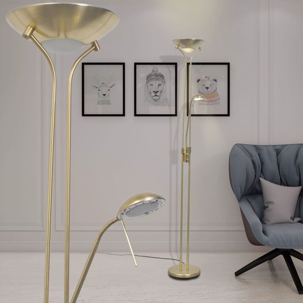 LED Stehleuchte Dimmbare Stehlampe Deckenfluter Standlampe Lampe - Bild 13 von 33