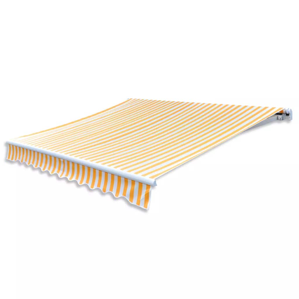 Markise Markisenstoff Dachplane Sonnendach Terrasse Gelb & Weiß/Blau/Weiß/Creme - Bild 19 von 26