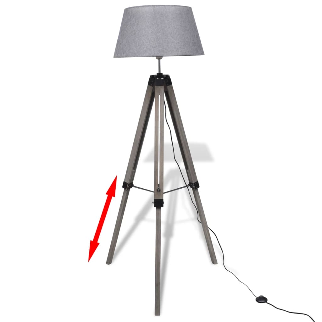 Stehlampe Stehleuchte Lampe Leuchte Standleuchte Wohnzimmerlampe mit Stoffschirm - Bild 11 von 16