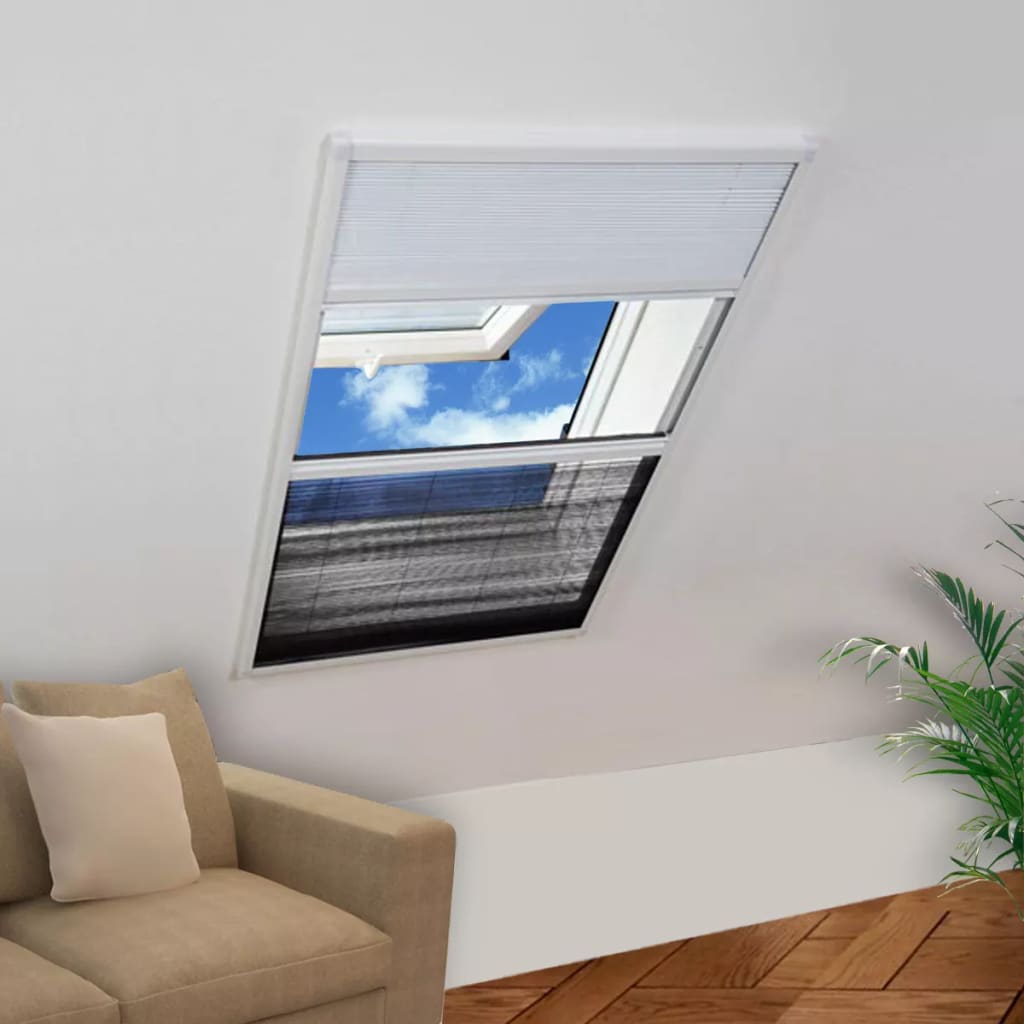 Dachfenster Plissee Insektenschutz Fliegengitter - 60x80cm 80x100cm 80x120cm - Bild 8 von 31