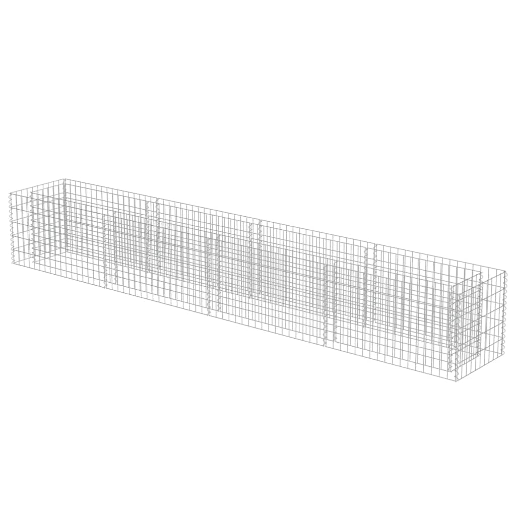 Garten Gabione Steinkorb-Verzinkter Stahl-Blumenkasten Hochbeet Pflanzenkorb-Neu - Bild 40 von 75