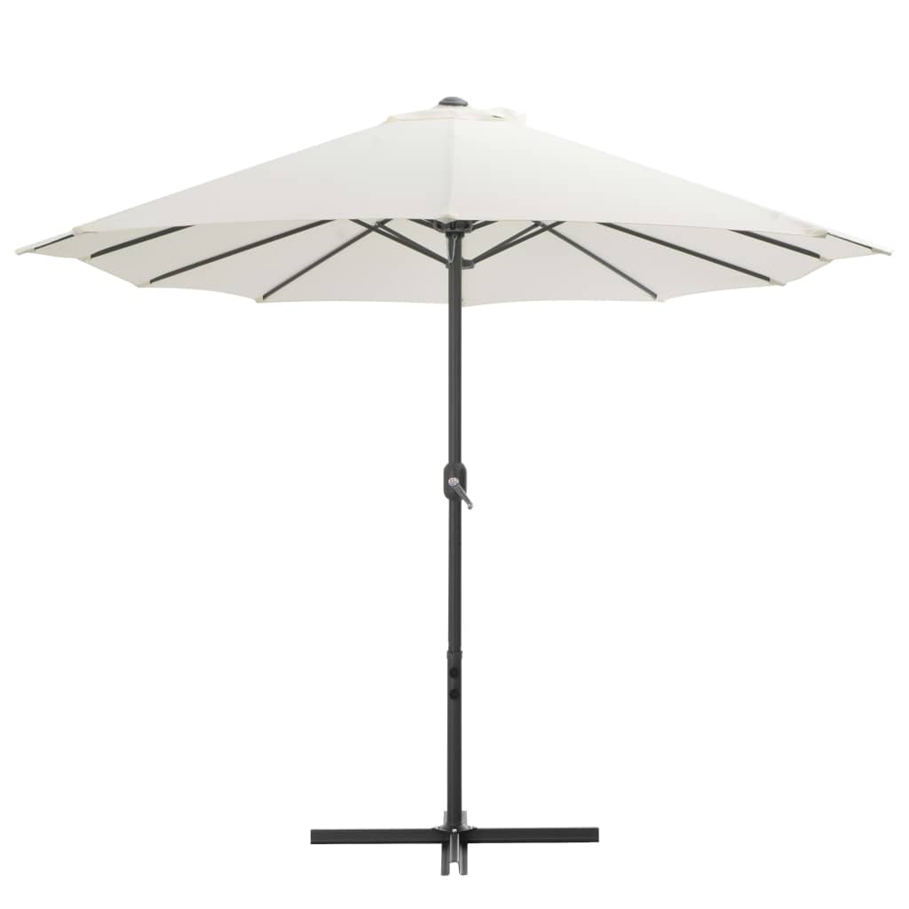 Alu Sonnenschirm Doppel Oval Marktschirm Handurbel Gartenschirm 460x270x246cm - Bild 15 von 77