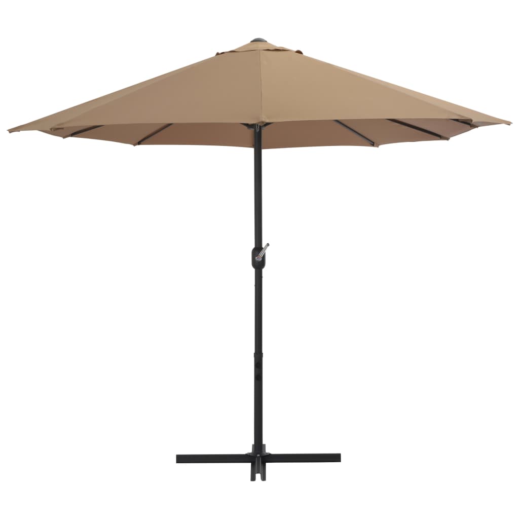 Alu Sonnenschirm Doppel Oval Marktschirm Handurbel Gartenschirm 460x270x246cm - Bild 23 von 77
