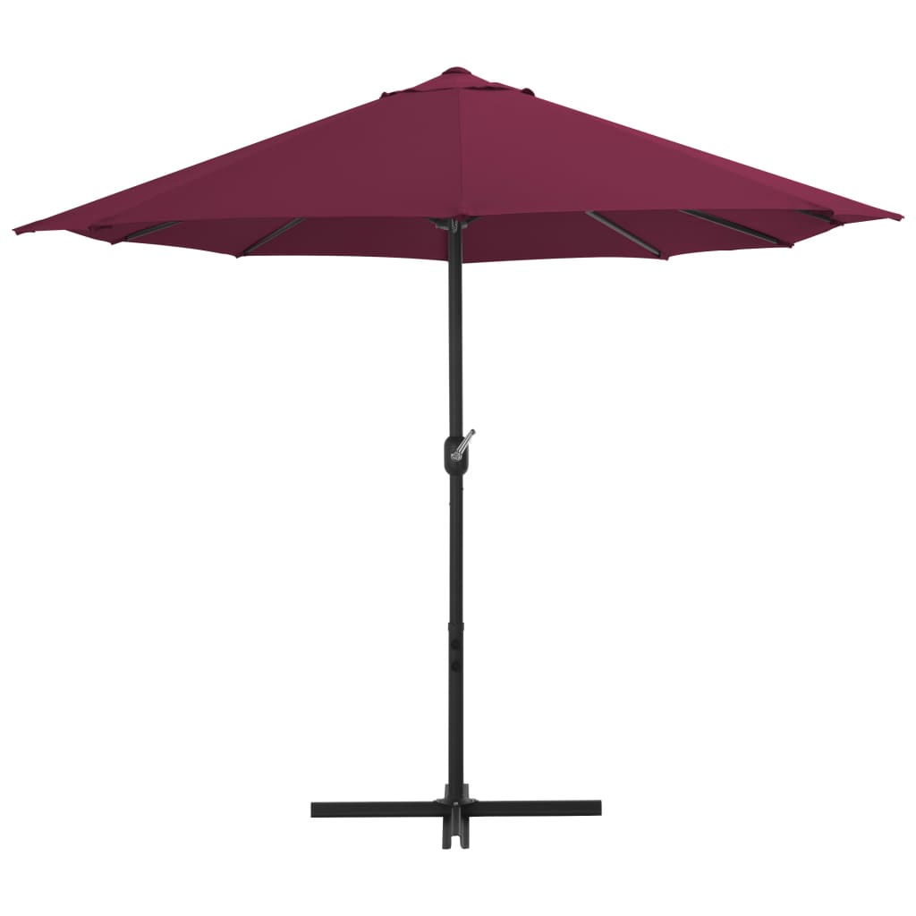 Alu Sonnenschirm Doppel Oval Marktschirm Handurbel Gartenschirm 460x270x246cm - Bild 65 von 77
