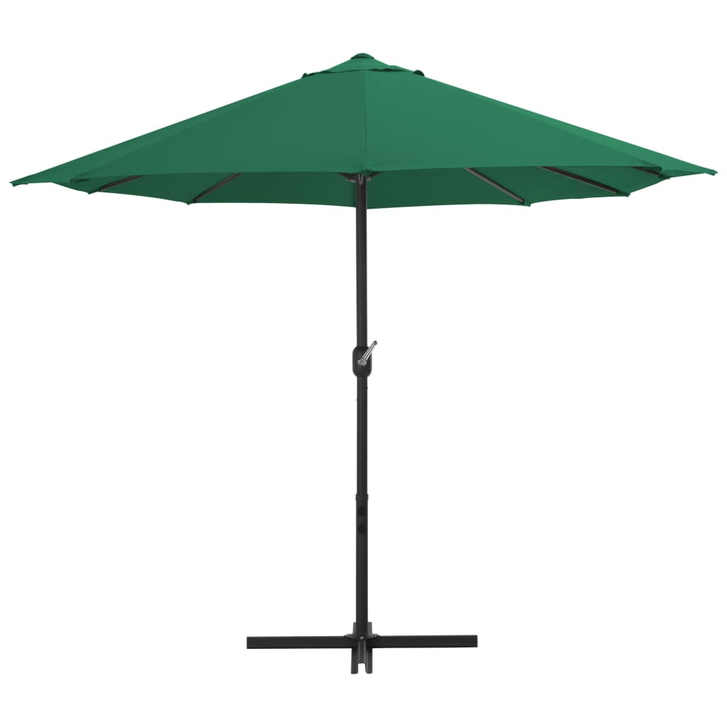 Alu Sonnenschirm Doppel Oval Marktschirm Handurbel Gartenschirm 460x270x246cm - Bild 73 von 77