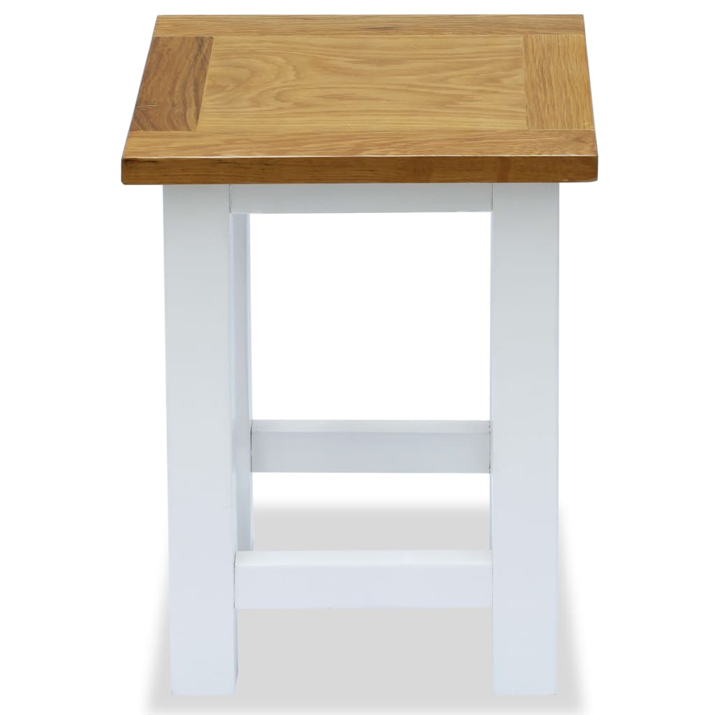 End Table Solid Oak Wood Bedside Cabinet Side Accent Display Plant Stand Small - Picture 3 of 23